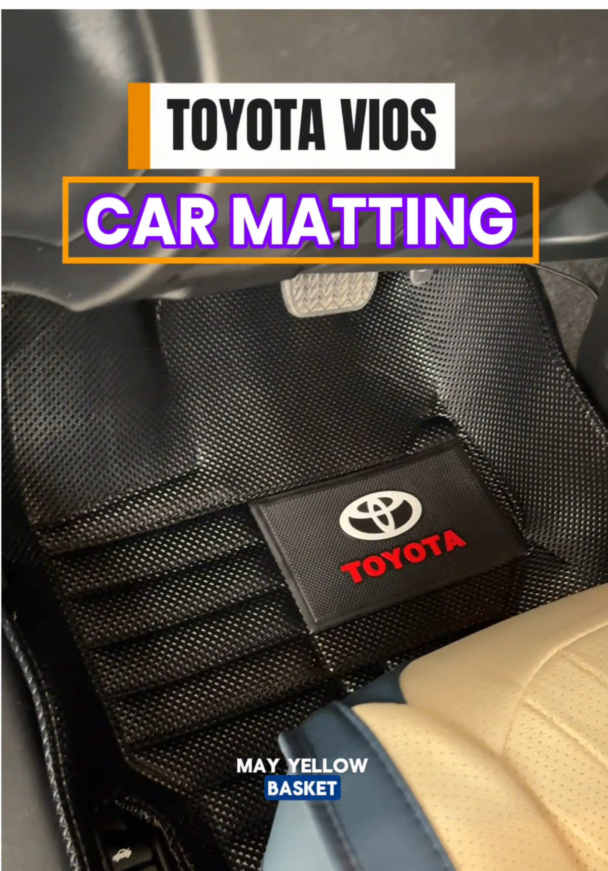 Toyota Vios 2008 - 2025 Diamond Deep Dish Car Matting Dati nanghihinayang pako bumili, sobrang sulit pla!👍👍 #carmatting #toyotaviosmatting #caraccessories #toyotavios #carmusthaves 