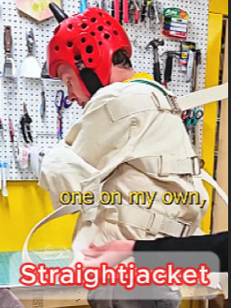 Straightjacket #chrisboden #comedy #inspiration #lifelessons #mentor #freakshow #weird #character #engineering #scienceexperiments #experiment #education