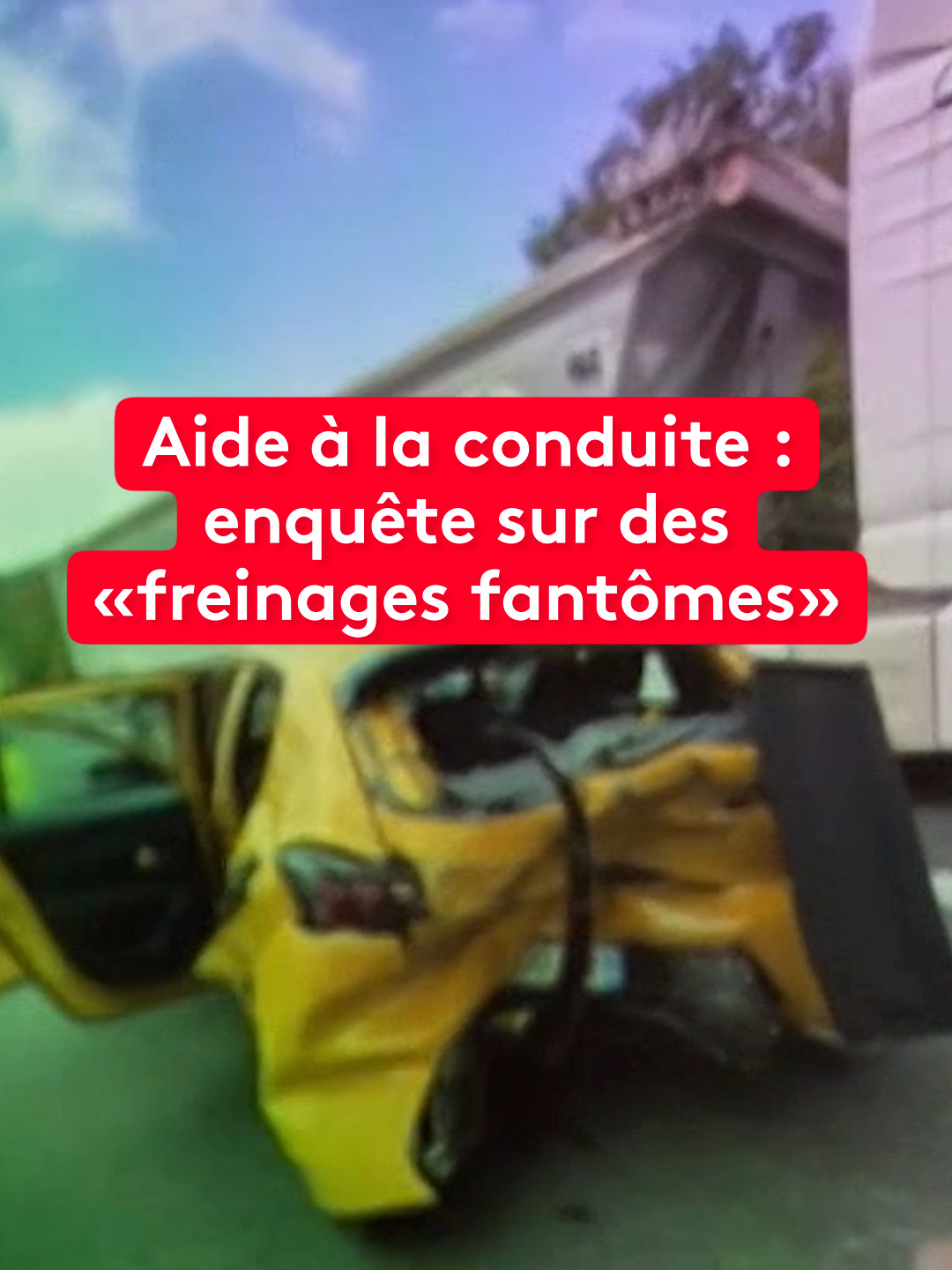Des dizaines d’automobilistes victimes d’un freinage automatique brutal. En cause : une défaillance du système d’urgence. Le ministère des Transports ouvre une enquête. #jt20h #automobile #sécuritéroutière