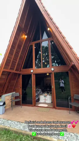 Villa ini dibuat sehangat mungkin buat keluarga kecil kalian Vibesnya beneran nyandu Info via wa 081367079704 #villa #palembang #boekitgandus #keluarga #fyp 