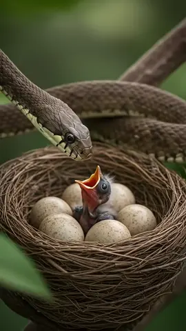 Nature is Brutal: A Snake Finds a Nest