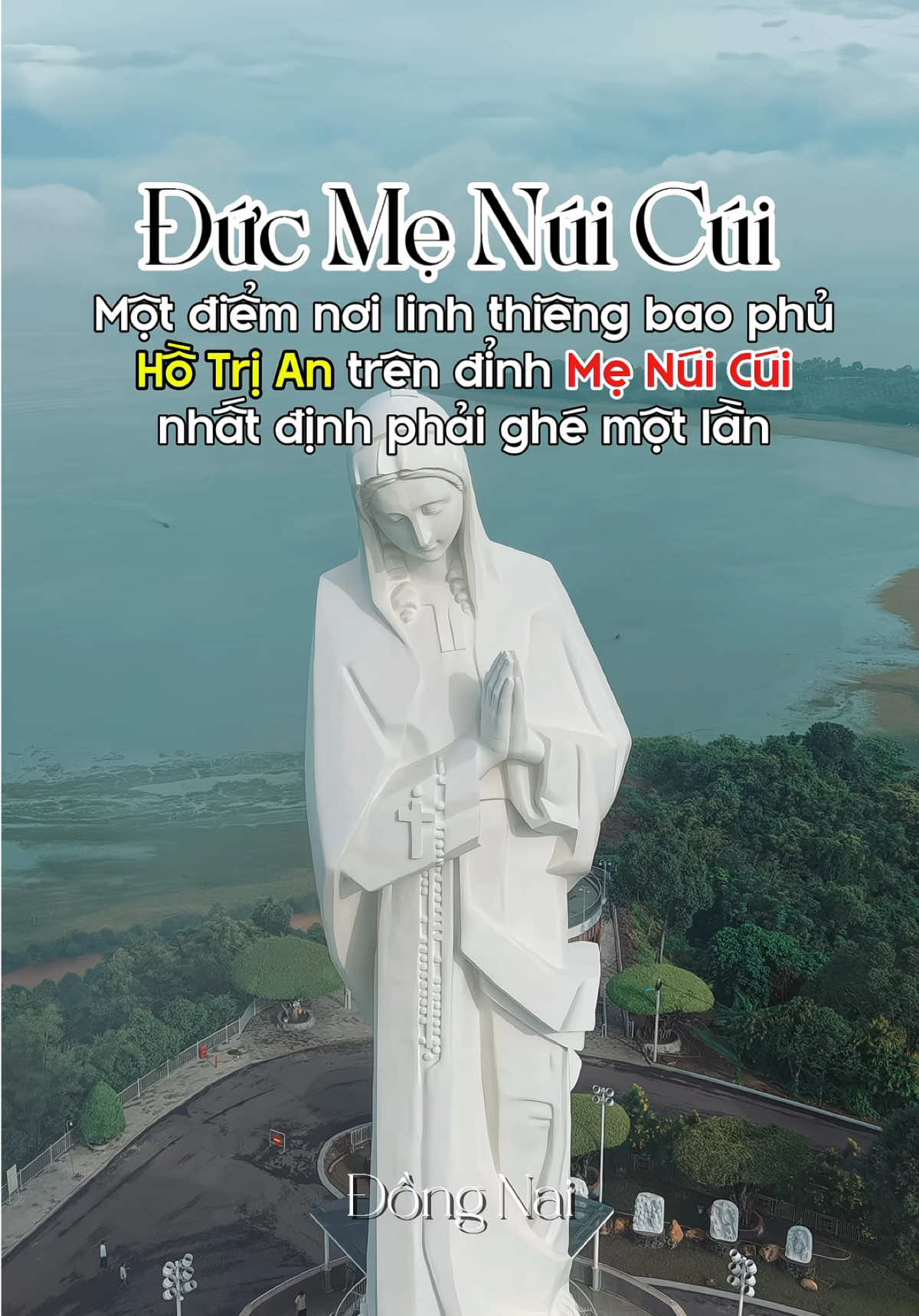 Đức Mẹ Núi Cúi nơi linh thiêng ở đồng nai, nếu mọi người có đi Đà Lạt thì hãy ghé một lần nha #ducmenuicui #dongnai #chillcungquoc #hotrian #diadiemcheckin 