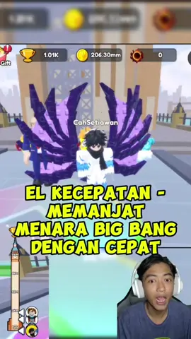 Memanjat Menara Big Bang dengan Cepat! #roblox #cahsetiawan 