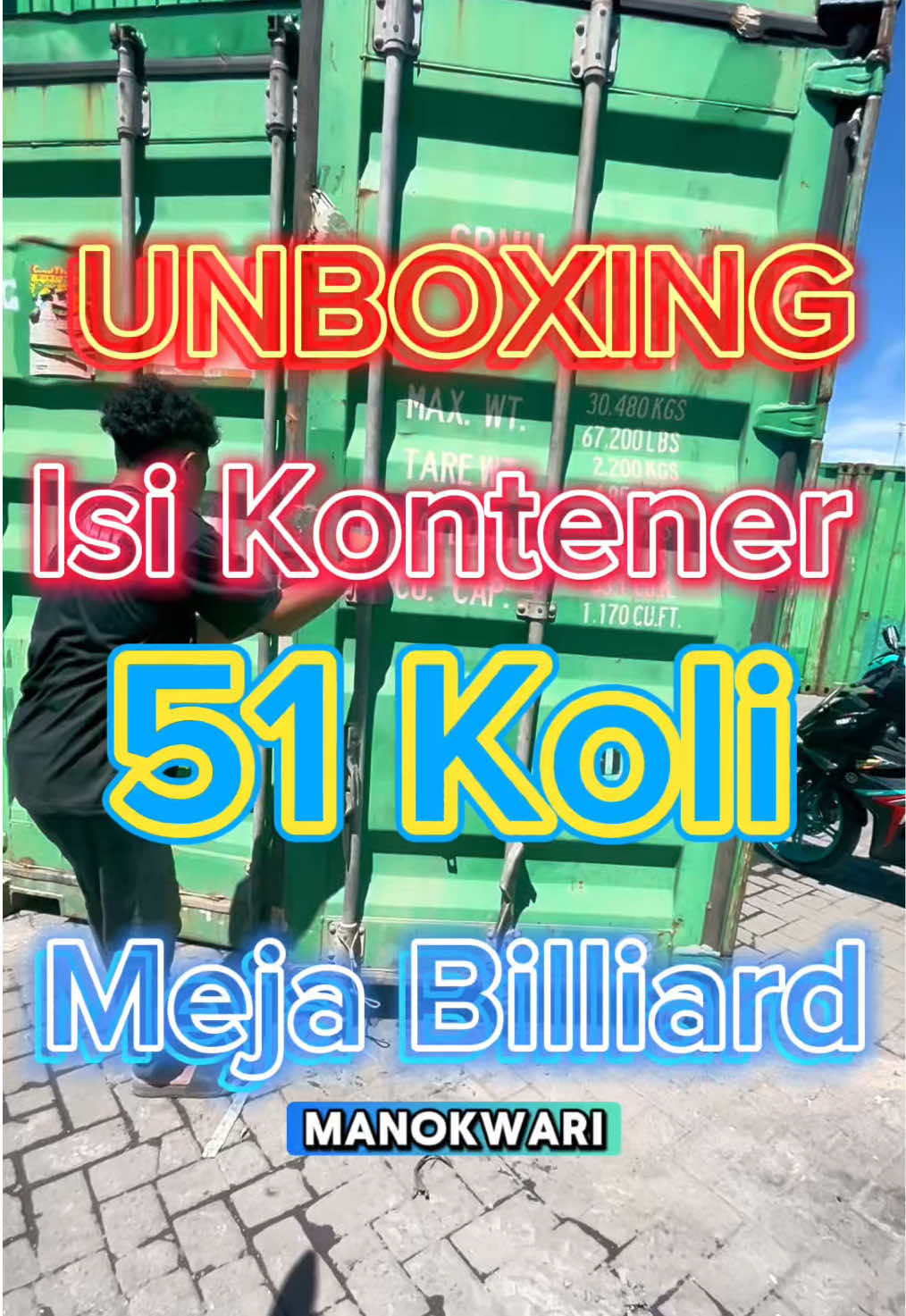 📦 Unboxing Kontainer! Hari ini tim kami melakukan pengecekan salah satu paket cargo berupa Meja Billiard 🏓 Mau kirim barang besar seperti ini? Percayakan aja ke Jastip Anggun Jaya ✨ 👉 Hubungi kami sekarang, biar pengiriman jadi lebih mudah dan aman sampai tujuan! #jastipprafi  #jastipmurah  #jastipjakarta  #jastiponline #jastipmanokwari