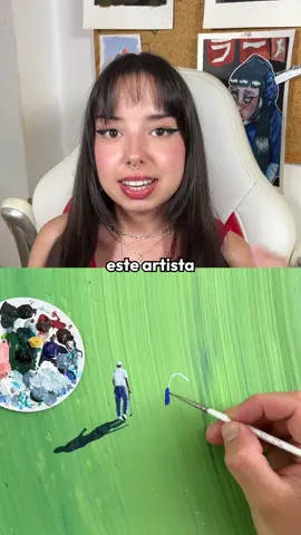¿Tirar pintura y rasparla con una espátula? Este artista está usando acrílico + un médium que espesa la pintura sin cambiar el color. el vídeo es de @werner_bronkhorst El fondo parece abstracto… hasta que empieza a pintar figuras diminutas. En este caso, ¡es un campo de golf! 🏌️‍♂️ #artecontemporaneo #acrílico #pinturatexturizada #artedetalle #figurashiperrealistas #arteabstracto #tiktokarte