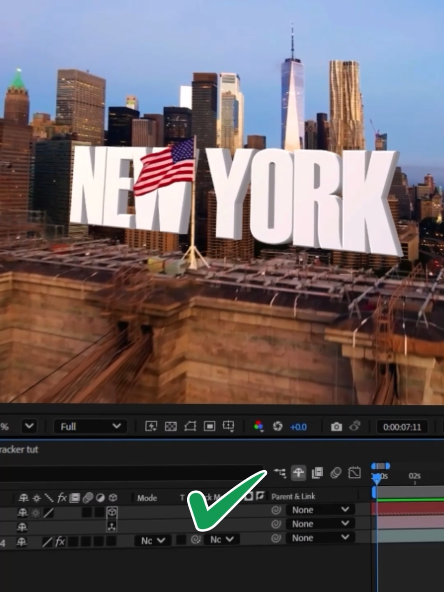Easily 3D Video Track in AfterEffects 2025 #aftereffects  #aftereffects_tutorial  #videoediting  #videoedit #effect