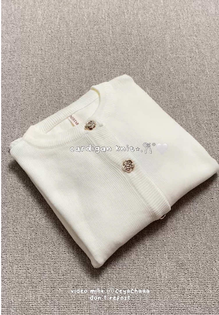 Cardigan bw gampang buat mix n match outfitnya 🤍💌 #cardiganrajut #knitwear #cardigankorea #racuntiktok #fyp 