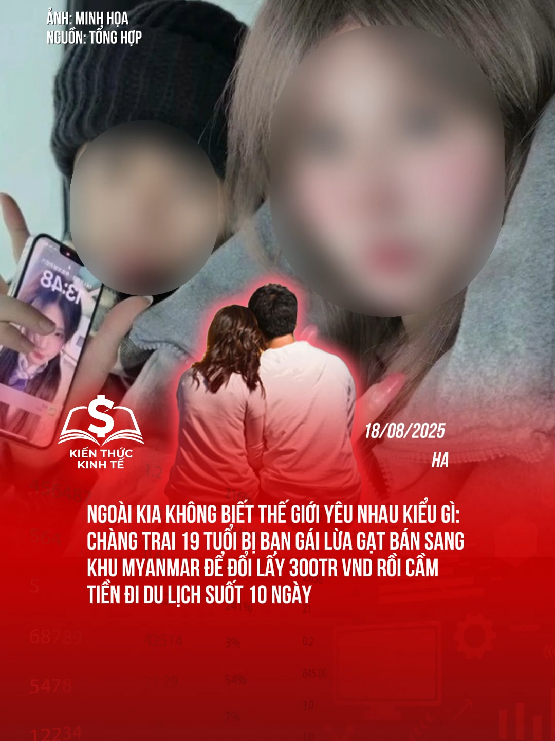 Ngoài kia không biết thế giới yêu nhau kiểu gì: CHÀNG TRAI 19 TUỔI BỊ BẠN GÁI LỪA GẠT BÁN SANG KHU MYANMAR ĐỂ ĐỔI LẤY 300TR VND RỒI CẦM TIỀN ĐI DU LỊCH SUỐT 10 NGÀY #tiktoknews #taichinhkinhte #