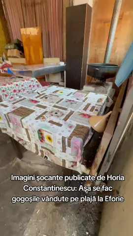 Imagini șocante publicate de Horia Constantinescu: Așa se fac gogoșile vândute pe plajă la Eforie #Eforie #HoriaConstantinescu #FocusPress #OPC #CJPC 
