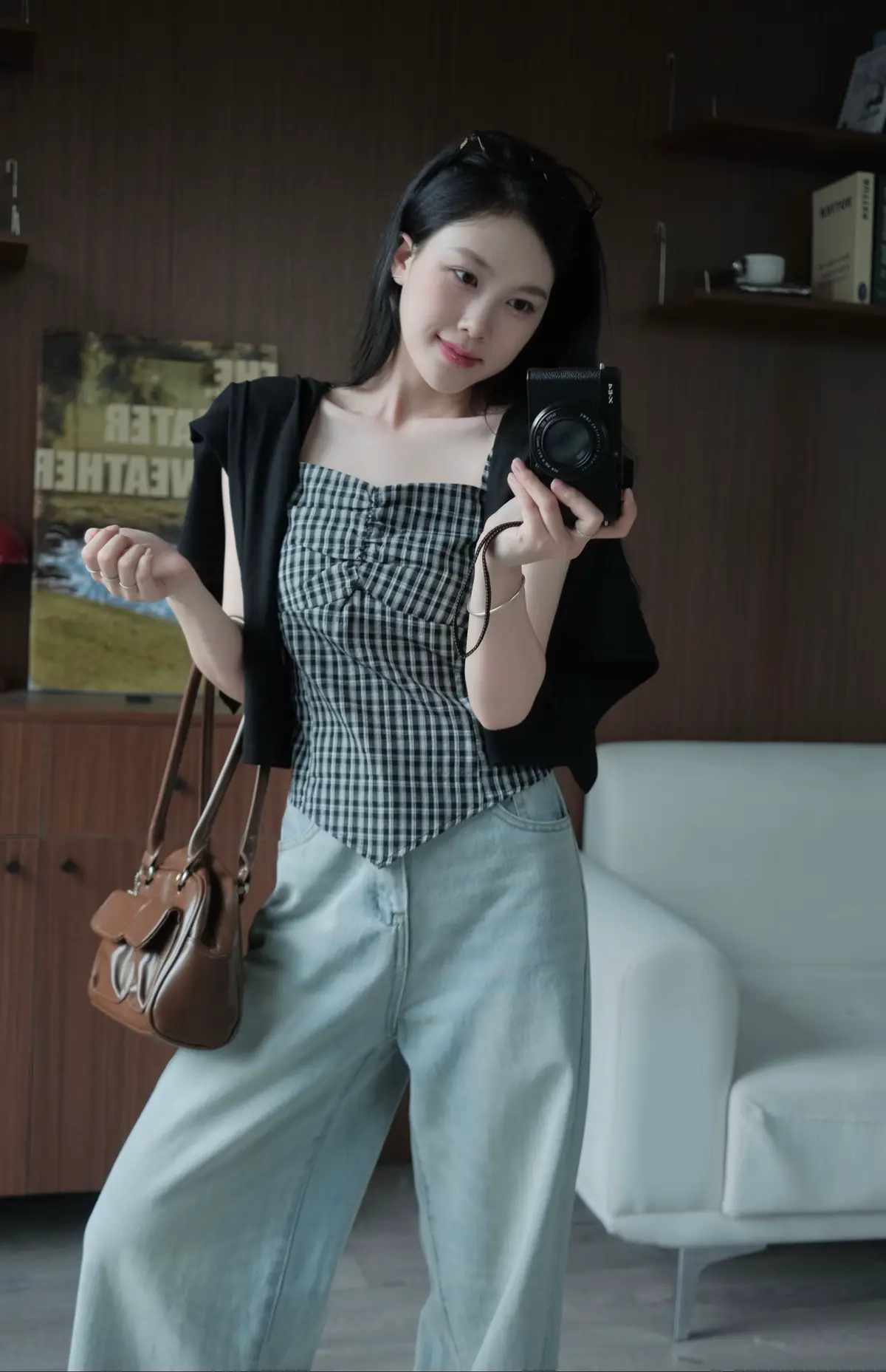 #outfit #fyp #cardigan #fallfashion #setxinh 