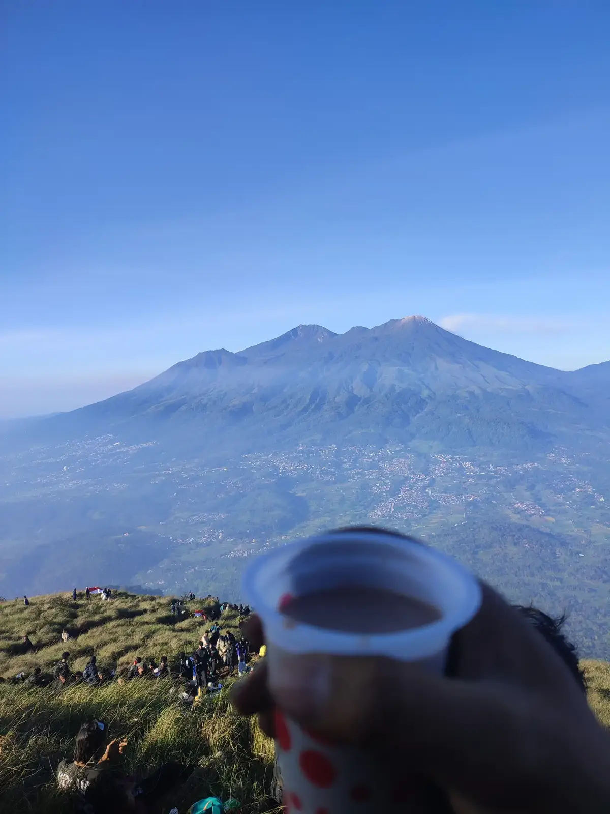 KOPAG dengan view indah  #promomakanmerdeka #penanggungan1653mdpl #hutri 