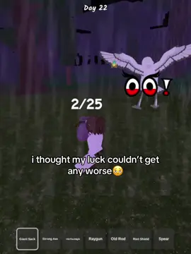 i ended up dying bc of hunger chat #viral #xyzbca #fyp #99nightsintheforest #luck 