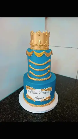 Deco done by @La Richè food and myself 👑🙌A Royal Baby Shower for the Little Prince 👑💙#Prishanta #pregnancyjourney #pregnancy #october2025 