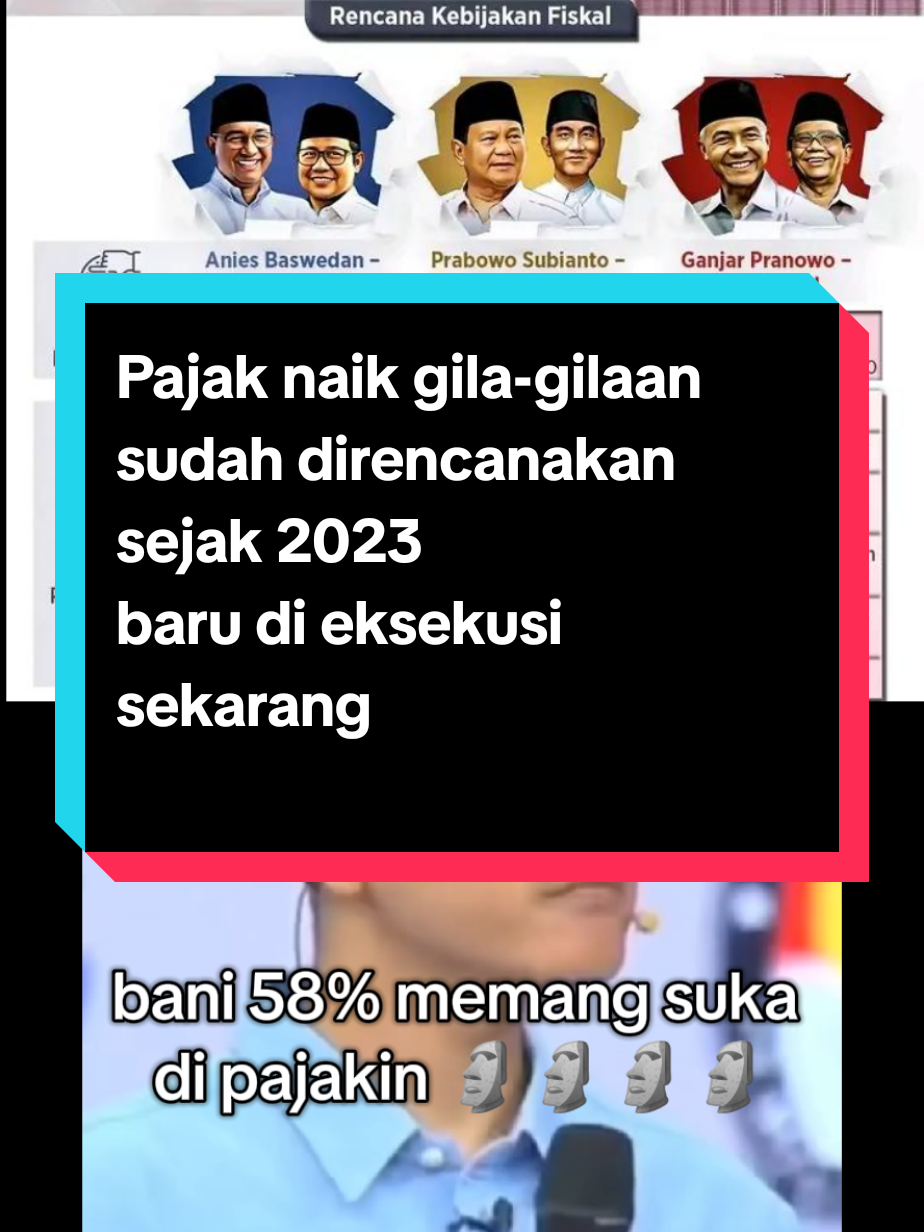 Pajakin rakyat mah enak ga usah mikir tinggal suruh rakyat kerja. hasilnya di palak negara #news #mulyono #jokowi #viral #fyp 
