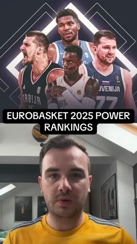 My Top 5 Teams Heading into EuroBasket #basketball #NBA #eurobasket #nbaeurope #nbauk 