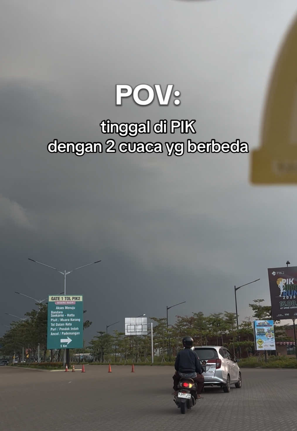 Kalau PIK 1 badai, di PIK 2 panas 🥵🥵  #pov #pik #pantaiindahkapuk #fyp #indonesia 