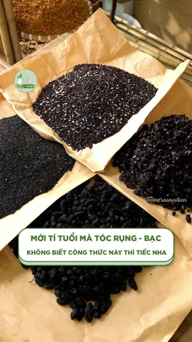 Tóc rụng, xuất hiện nhiều sợi bạc, mà không biết công thức trà ngũ hắc này thì tiếc lắm nha @Tiệm Trà An Nhiên Live #tiemtraannhien #ocop #dacsanvietnam #ancungtiktok #reviewlamdep 