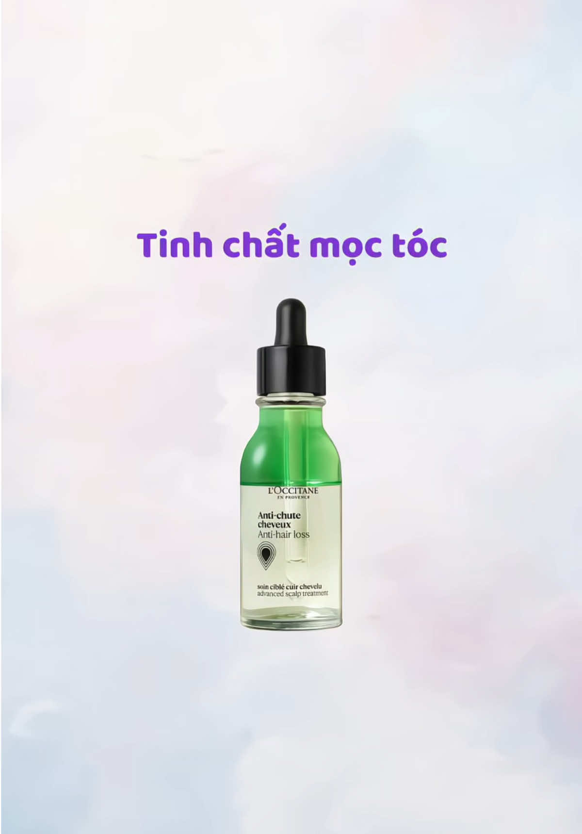 Sau 1 tháng tóc con sẽ mọc, tóc giảm rụng hẳn. Bà nào tóc rụng như mưa thì nên tham khảo nha #review #loccitane #kichmoctoc 