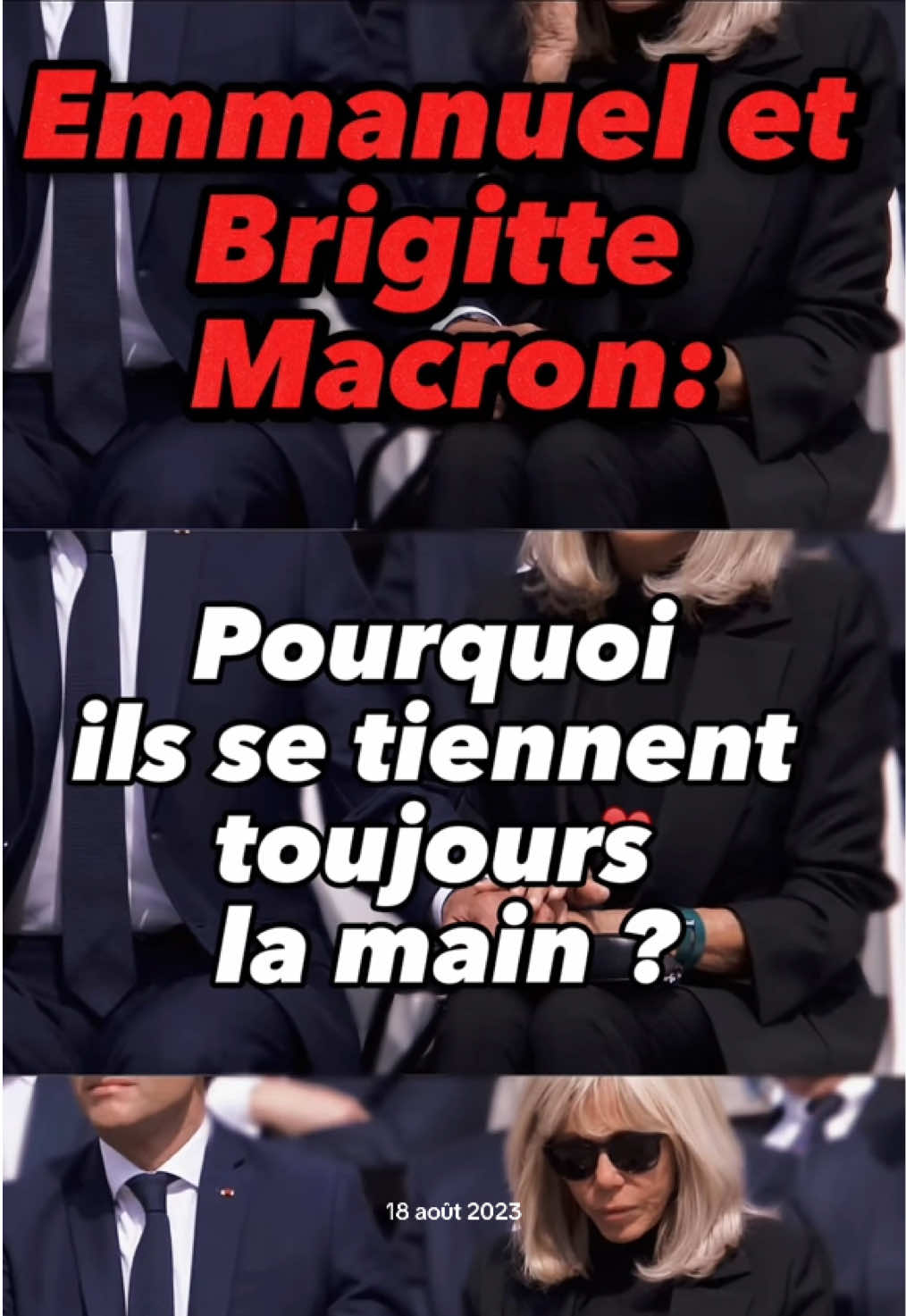 Emmanuel et Brigitte Macron: pourquoi ils se tiennent toujours la main? #macrontientlamainbrigitte #macronlesmains #emmanueletbrigittemacronlesmains 