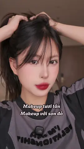 Ra ngoài là cứ auto son đỏ #ninhngan #fyp #makeup #goclamdep #3CEVN #3andChịEm #3CEPartner #depdachieu 