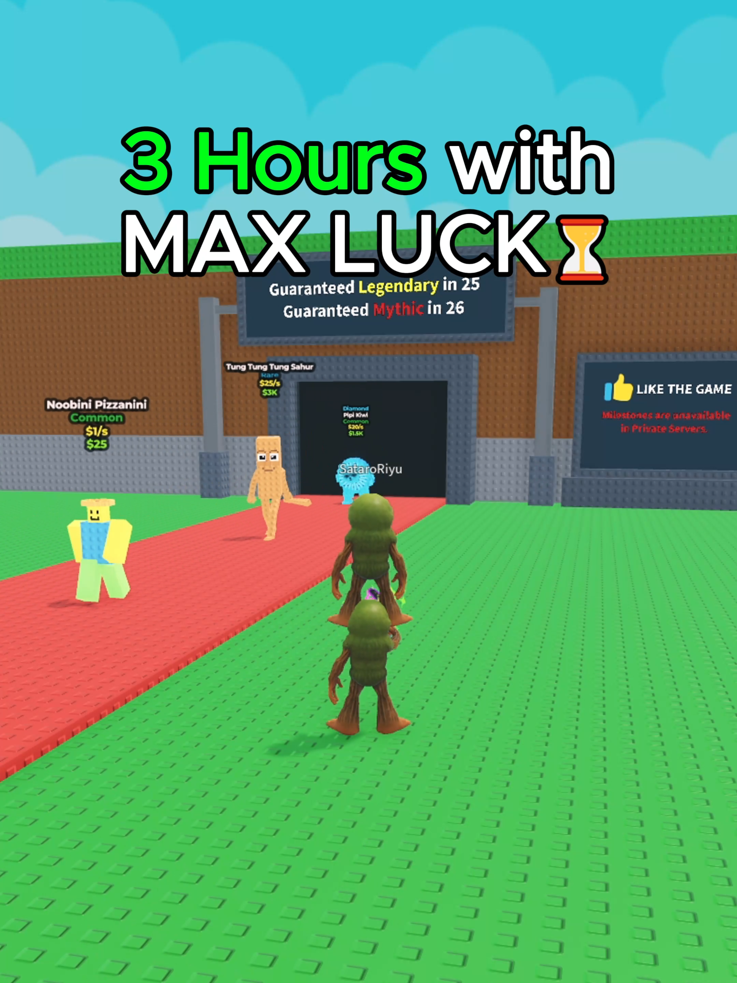 I Buy X4 Luck on 3 Hours in Steal a Brainrot #robloxfyp #robloxedit #gaming #game #tungtungsahur #tralalerotralala #brainrot