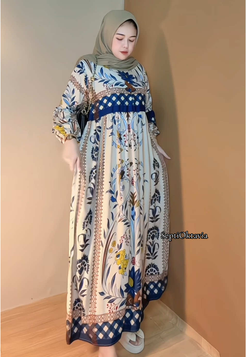 Rekomendasi dress rayon-motif Elegant ✨🤏🏻 #rekomendasi #dress #dresscantik #dresskekinian 