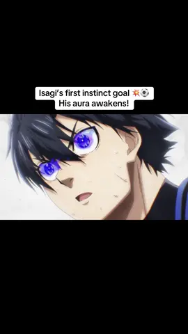 Isagi’s first goal gave me chills… the true start of Blue Lock greatness ⚽🔥 #anime #animeedit #bluelock #Soccer #beautifulcolors 