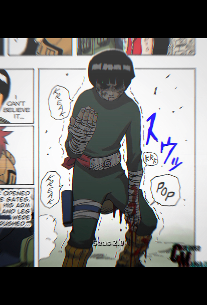 #narutoedit | kalah terhormat👑 #rocklee #gaara #chuninexams #naruto 