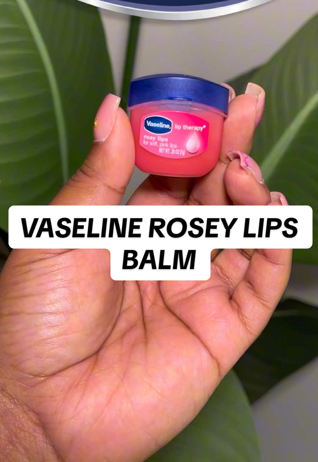 Friend, @Vaseline Rosy Lips has seriously changed my lip gameIt gives the perfect hint of color while keeping my lips soft and hydrated all day. 💫 Grab yours at your local @Walmart ✨ • • • Business Email: VickyLeonPR@Gmail.Com #vickyyleonn #neworleansinfluencer #vaselinelips #roseylips #walmartfinds 