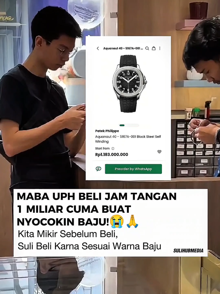 Kalau punya 1M, kalian beli Jam atau Rumah dulu?🤔👇 #sulianto #nagake10 #media #uphcollege #fyppppppppppppppppppppppp 
