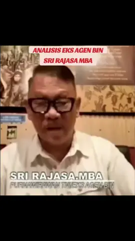 analisis eks agen bin sri rajasa mba #politik #indonesia 