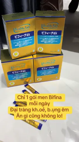 Bị đại tràng thì uống gì? Mọi người tham khảo men vi sinh Bifina Ex Nhật Bản nhé! Mỗi ngày 1 gói #menvisinh #bifinanhatban #daitrangcothat #hoichungruotkichthich #viemdaitrang 