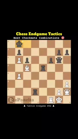 Chess Endgame Tactics #96 Best Checkmate Combination #catur #chess #game #fyp 