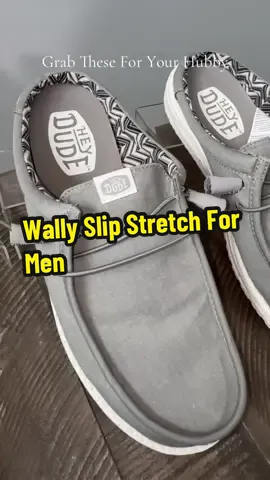 These are one of my husbands favorite shoes! They are a nice slip on and they have a stretch to them too! #heydudes #mensshoes #heydudeshoes #slipon #sliponshoes 