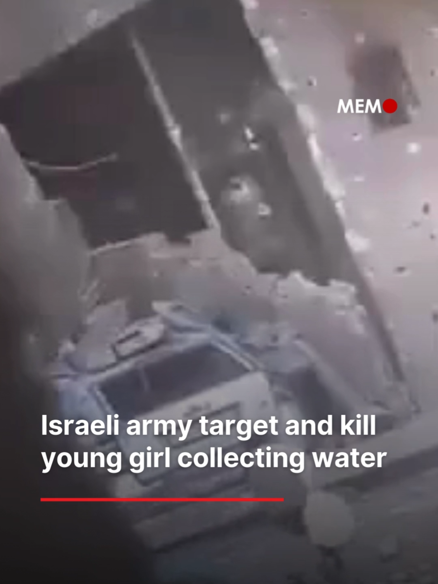 This is Amna Al-Mufti, an 11-year-old girl killed by an Israeli military strike while fetching water in Jabalia camp, northern Gaza. The attack occurred on December 21, 2024. According to records from the Palestinian Ministry of Health, Amna was born in 2013. Her 8-year-old brother, Baraa, was also killed in the assault.