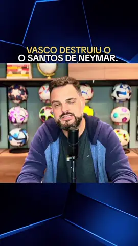 Vasco destruiu o Santos de Neymar. #Corinthians #Brasileirão2025 #Esporteviral #TikTokEsportes #soufãdefutebol 