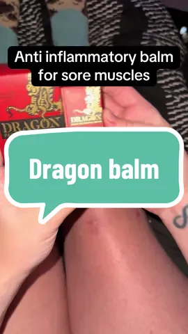Always consult a medical professional before use if you have any questions! #dragonbalm #soremuscles 