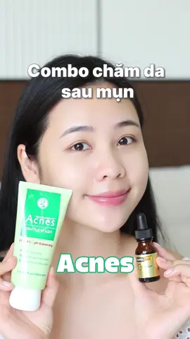 Combo dưỡng trị thâm sau mụn chân ái của Ninh #Acnes #AcnesVietnam #AcnesLab #serumC #trithammun