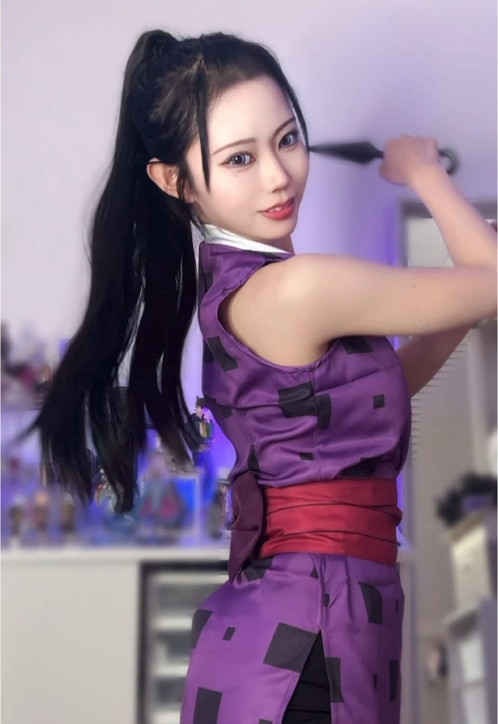 ⚠️地毛⚠️ あの頃より痩せたのでリベンジ #鬼滅の刃コスプレ #demonslayercosplay #雛鶴コスプレ 