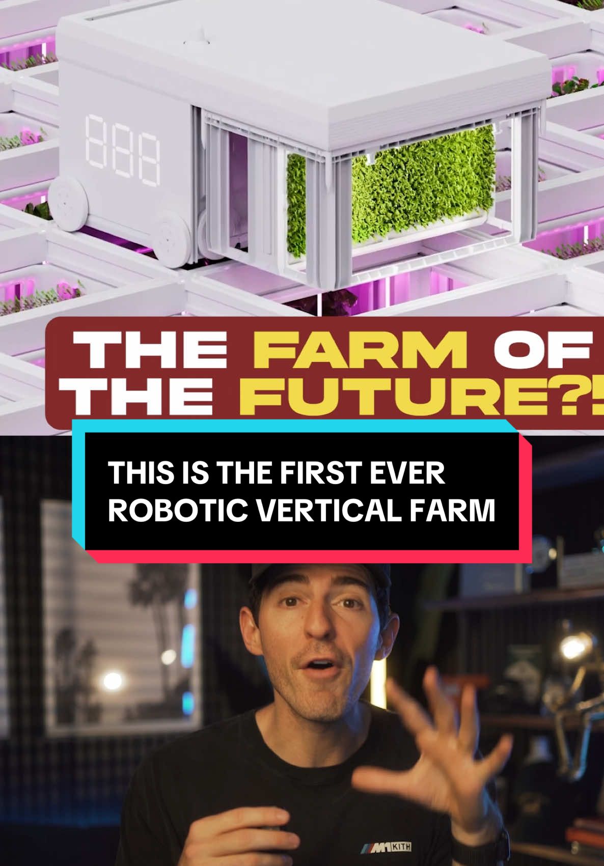 This is the first ever robotic vertical farm #ai #artificialintelligence #Tech #technology #farm #farming #techtok #farmtok #future #robot