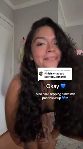 Replying to @†𝐸𝓍𝑜𝓉𝒾𝒸𝒢𝒽𝑜𝓈𝓉† I don’t think I can do it again but good morning 🫶🏻💙 #fypシ #latinas #salvadorena 