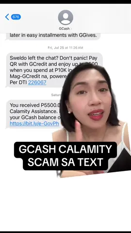 SCAMMERS NA GINAGAMIT ANG NAKARAANG BAGYO PARA MAKAPANLOKO SSS Calamity Assistance daw Banks and ewallets will never send clickable links in a text message Be aware and vigilant scamawareness scamalert scam gcash sss