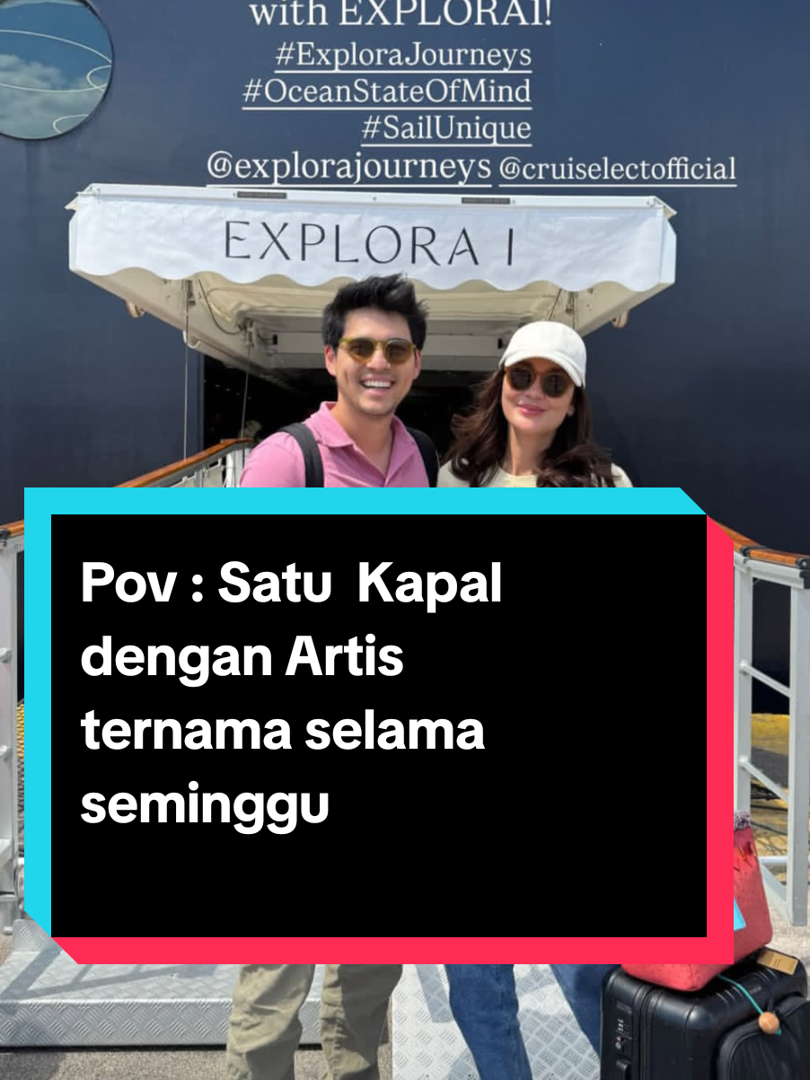 Lunamaya and maxime bouttier naik kapal pesiar luxury di Explora 1 , Dari Athens piraeus ke istanbul turkey .Happy honeymoon 🥰 #lunamaya  #maximebouttier  #cruiselife  #storypelautindonesia🇮🇩🇮🇩 