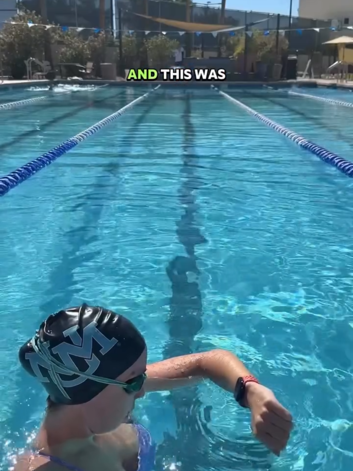 Can she break 60?!?!? See how Emily tracks her progress using the MySwimPro app 💙 IG 🎥: @emilynhuffer