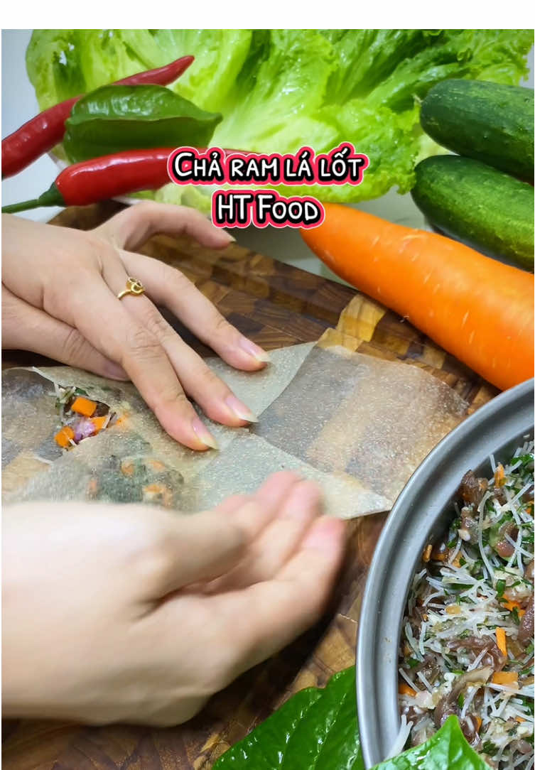 Lại cuốn ram cùng em #ancungtiktok #38hatinh #htfood #banhramhatinh #nemran 