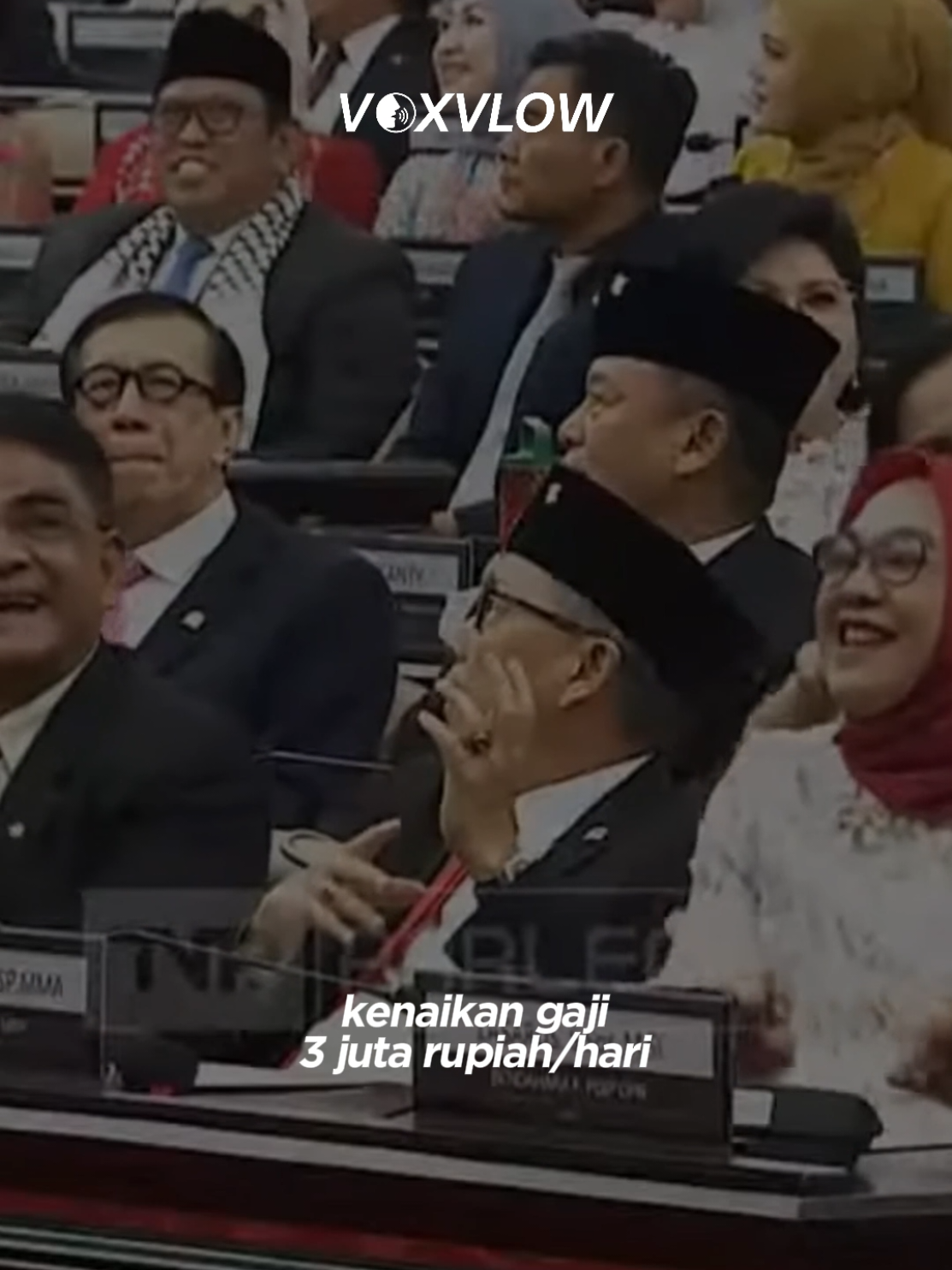 DPR tunjangan nya dinaikin sebesar 3 juta rupiah. #gajidpr #dpr #voxvlow 