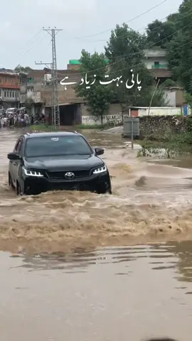 Fortuner in Flood 🔥 #toyota #fortuner #2025 #flood2025 #buner 
