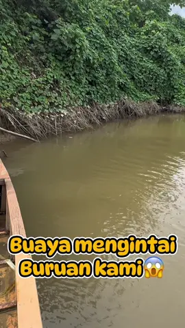Di intai buaya lagi😱…Full Tayang di YT/FB : petualang alam lampasi