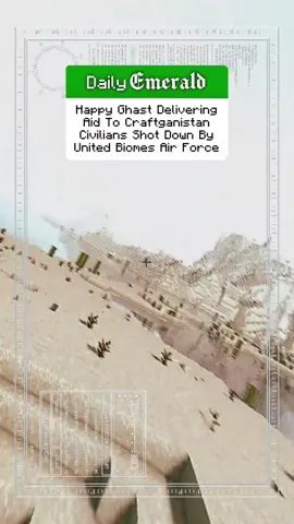 United Biomes need to face justice for their crimes in Craftganistan. #Minecraft #dailyemerald #minecraftmemes #memes #viral 