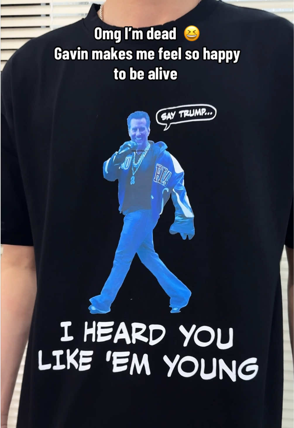 This shirt is 🔥 #gavinnewsom #newsom #theynotlikeus #ihearyoulikeemyoung 